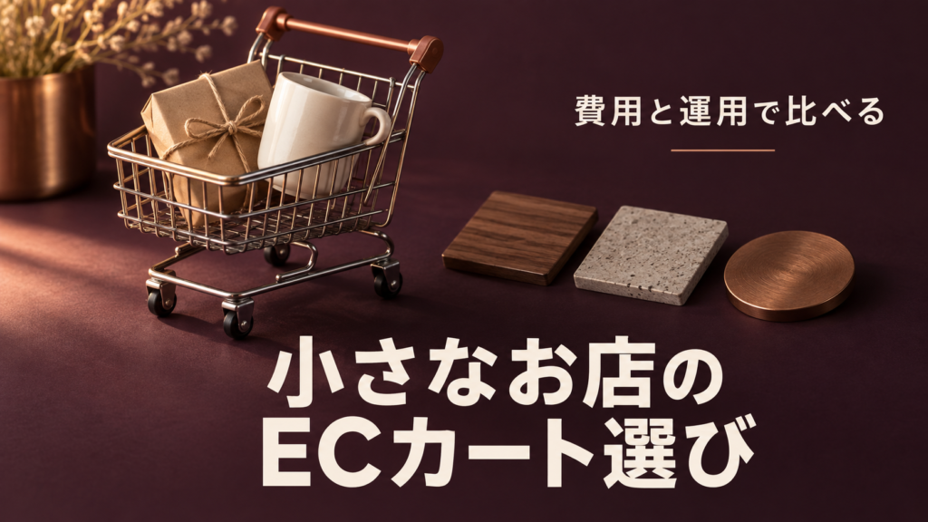 BASE・Shopify・カラーミー比較｜小さなお店のECカート選び のアイキャッチ画像
